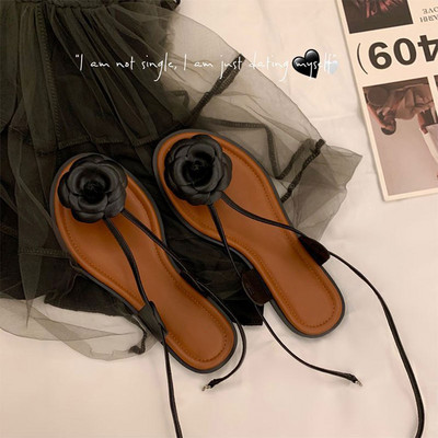 Sandale de damă 2022 de vară pantofi plati pentru damă, la modă elegantă, Camelia, confort cu cureaua la gleznă, sandale de femeie, sandale de femeie