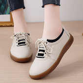 2023, vară, pantofi pentru femei, pantofi decupate, pantofi din piele naturală, pantofi pentru femei, balerini respirabili, oxford, pantofi casual pentru femei