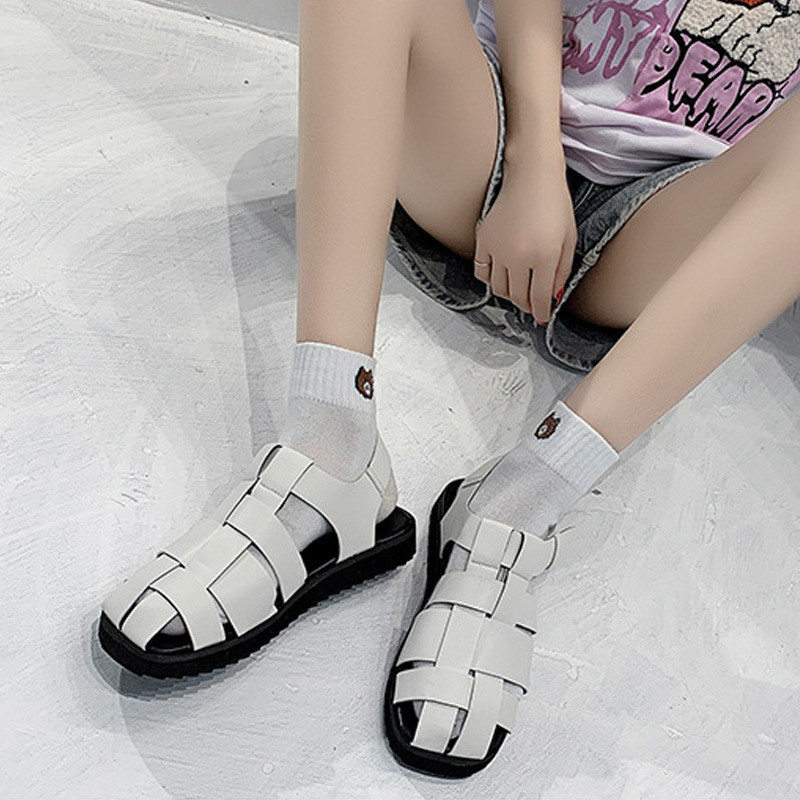 Sandale MCCKLE pentru femei, vara 2022, din piele pu, pantofi plati pentru dama, casual, confortabili, sandale pentru femei, sandale pentru femei