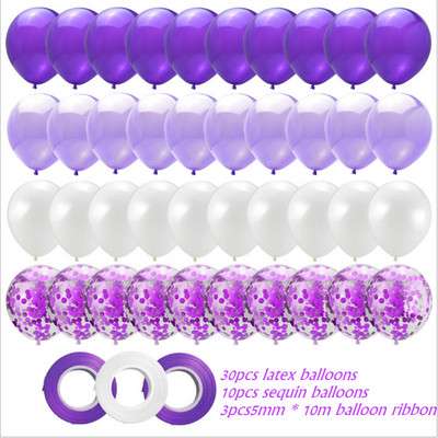 40 de bucăți set confetti de baloane din aur roz Balon cu heliu pentru decorațiuni pentru petrecerea de naștere pentru baby shower, balon pentru aniversarea nunții