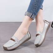 2023. g. Jauni apavi Sievietēm, Mokasīni Sieviešu Loafers Pavasara Rudens Mātes Apavi