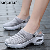 MCCKLE női, légáteresztő hálós nyári cipő, női, lapos platós, csúszásmentes, hétköznapi női kényelmes szandálok, 2021