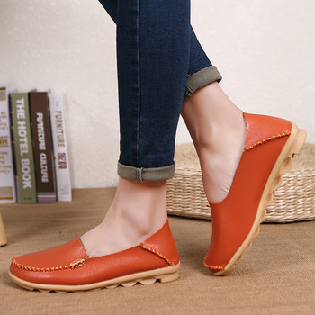 Обувки за жени 2021 Майчински обувки от естествена кожа Подарък Висококачествени меки подметки Работни дамски ежедневни обувки 44 размер Tenis Feminino