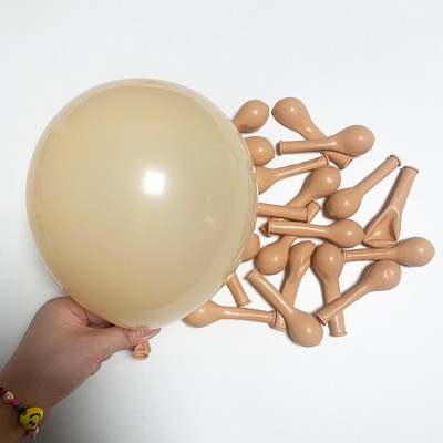 5/10/12/18 collu Retro balts smilšu balons rozā kafijas salvijas zaļais balons dzimšanas dienas ballītes dekors Baby Shower Globos kāzu dekors