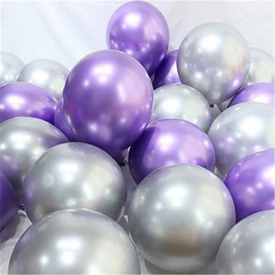 15db 10 hüvelykes króm fémes sellő többszínű latex léggömbök fémes gömbök esküvői baba születésnapi parti dekorációhoz
