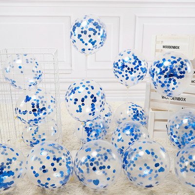 Ballon din latex confetti de 12 inch, balon cu heliu, aur roșu, trandafir, decorare pentru nuntă, petrecere de naștere, pentru Baby Shower, ziua Îndrăgostiților.