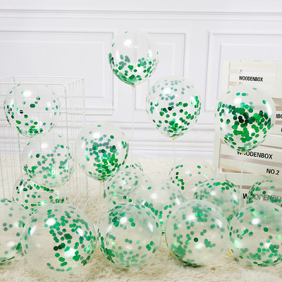 Ballon din latex confetti de 12 inch, balon cu heliu, aur roșu, trandafir, decorare pentru nuntă, petrecere de naștere, pentru Baby Shower, ziua Îndrăgostiților.