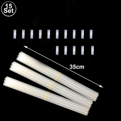 15 készlet 16" hosszú átlátszó léggömb tartó LED Bobo léggömb bothoz csészékkel Buborék ballonok rúdtartó léggömbtartozékok