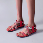 Sandale de damă 2022, de vară, de culori mixte, pantofi plati pentru damă, comozi, etnici, romi, retro, sandale pentru femei, sandale noi