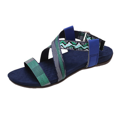 Sandale de damă 2022, de vară, de culori mixte, pantofi plati pentru damă, comozi, etnici, romi, retro, sandale pentru femei, sandale noi