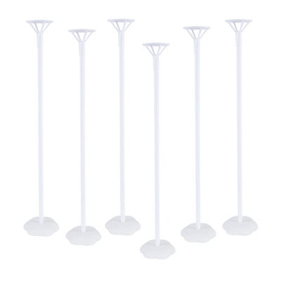 6 tk õhupallialuse aluse hoidiku samba tugi pulmalaua kaunistuste jaoks Täiskasvanute laste sünnipäevapeotarbed Beebi dušš