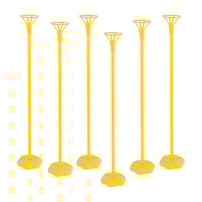 6 tk õhupallialuse aluse hoidiku samba tugi pulmalaua kaunistuste jaoks Täiskasvanute laste sünnipäevapeotarbed Beebi dušš