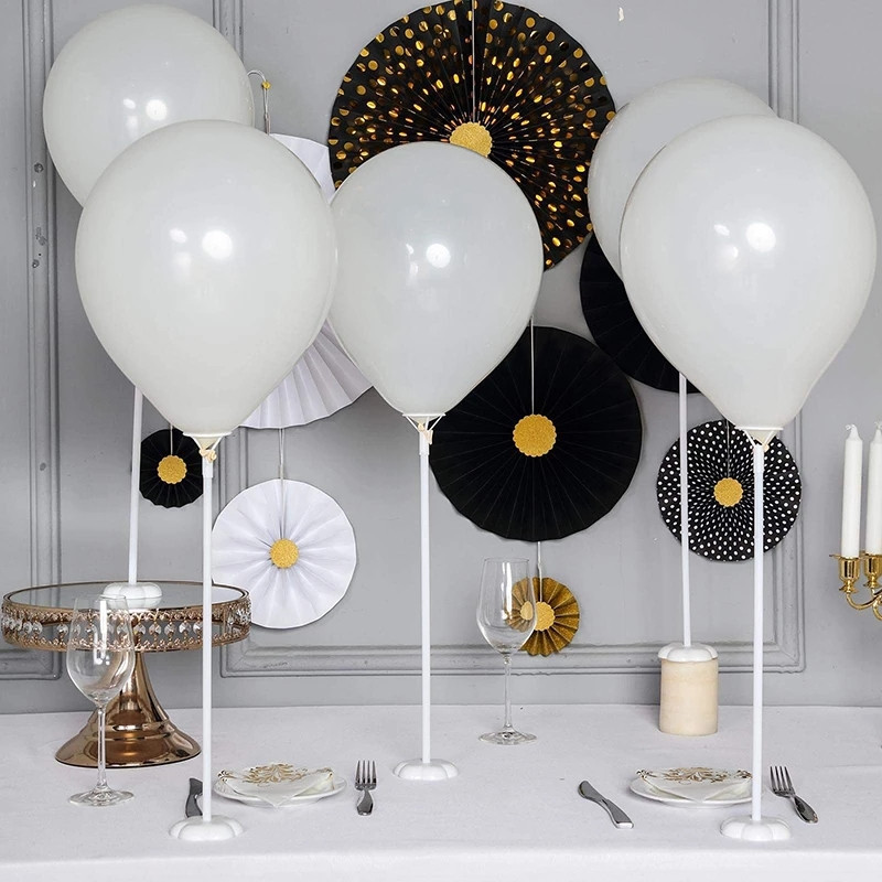 6 tk õhupallialuse aluse hoidiku samba tugi pulmalaua kaunistuste jaoks Täiskasvanute laste sünnipäevapeotarbed Beebi dušš