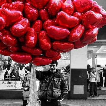 5-20 τεμ. 18 ιντσών Red Heart Love Balloons Foil Helium Balloon για τον γάμο του Αγίου Βαλεντίνου Είδη διακόσμησης για πάρτι γενεθλίων Globos