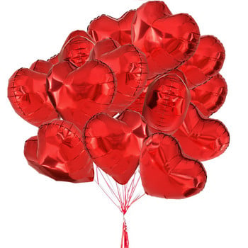 5-20 τεμ. 18 ιντσών Red Heart Love Balloons Foil Helium Balloon για τον γάμο του Αγίου Βαλεντίνου Είδη διακόσμησης για πάρτι γενεθλίων Globos