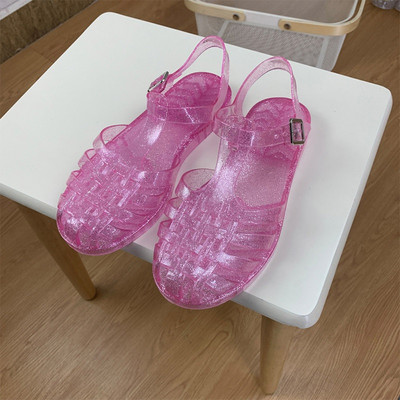 MCCKLE naiste sandaalid PVC õõnsad pehmed lamedad naiste želeekingad naistele 2022. aasta suvine põhjuslik libisemiskindlad naiste sandaalid naiste sandaalid