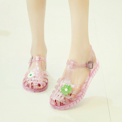 MCCKLE naiste sandaalid PVC õõnsad pehmed lamedad naiste želeekingad naistele 2022. aasta suvine põhjuslik libisemiskindlad naiste sandaalid naiste sandaalid