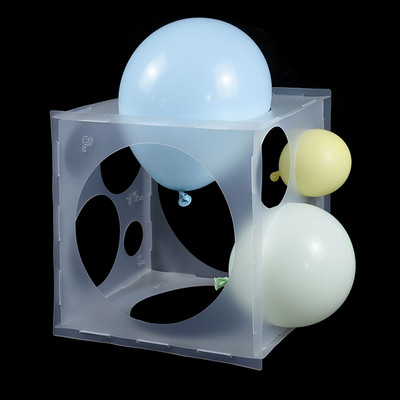 11 augu plastikust õhupalli suuruse mõõtmise tööriist õhupallide kaare vaniku jaoks Sünnipäevapeo pulmade Beebi dušikaunistused