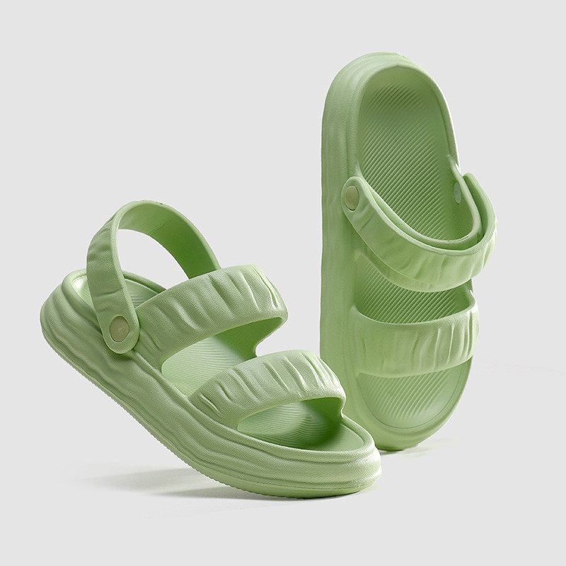 Sandale de plajă de modă pentru femei Vară, plajă, Eva, cu talpă moale, pantofi cu platformă, pentru femei, pentru petrecerea timpului liber, nor papuci, sandale, pantofi anti-alunecare