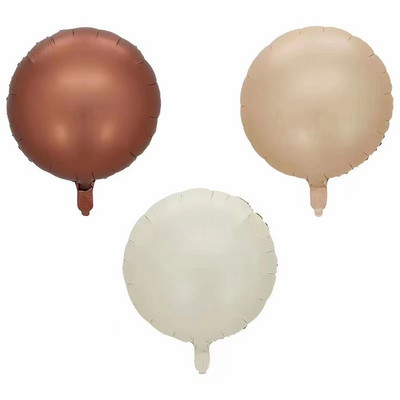 Kreemjas karamellsüdame alumiiniumfooliumist õhupallid pulmalastele sünnipäevapeo kaunistamiseks beebi dušš, 18-tollised heeliumi õhugloobid