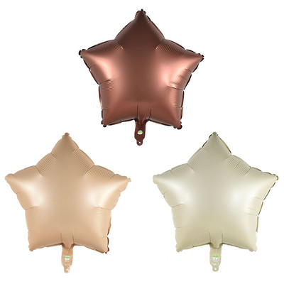 Kreemjas karamellsüdame alumiiniumfooliumist õhupallid pulmalastele sünnipäevapeo kaunistamiseks beebi dušš, 18-tollised heeliumi õhugloobid