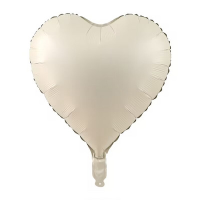 Kreemjas karamellsüdame alumiiniumfooliumist õhupallid pulmalastele sünnipäevapeo kaunistamiseks beebi dušš, 18-tollised heeliumi õhugloobid