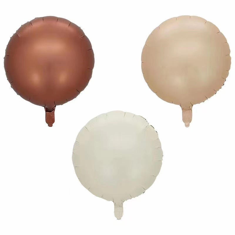 Kreemjas karamellsüdame alumiiniumfooliumist õhupallid pulmalastele sünnipäevapeo kaunistamiseks beebi dušš, 18-tollised heeliumi õhugloobid