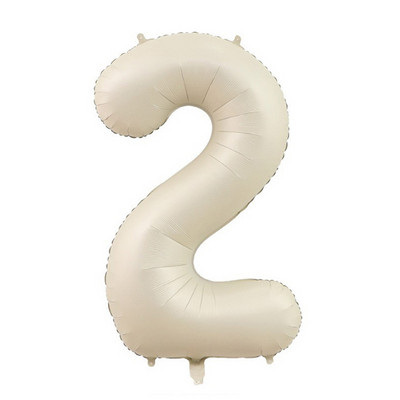 Baloane cu numere crem de 32/40 inch 1-9 Balon din folie digitală pentru prima fată Copii Adulti 18 30 Decor pentru petrecerea de aniversare Bilă cu aer cu heliu