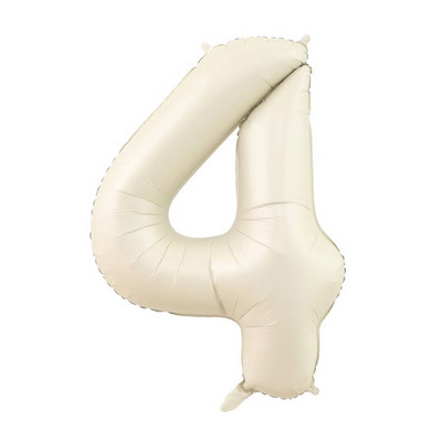 Baloane cu numere crem de 32/40 inch 1-9 Balon din folie digitală pentru prima fată Copii Adulti 18 30 Decor pentru petrecerea de aniversare Bilă cu aer cu heliu