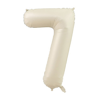 Baloane cu numere crem de 32/40 inch 1-9 Balon din folie digitală pentru prima fată Copii Adulti 18 30 Decor pentru petrecerea de aniversare Bilă cu aer cu heliu
