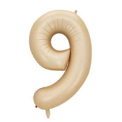 Baloane cu numere crem de 32/40 inch 1-9 Balon din folie digitală pentru prima fată Copii Adulti 18 30 Decor pentru petrecerea de aniversare Bilă cu aer cu heliu