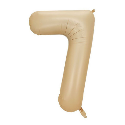 Baloane cu numere crem de 32/40 inch 1-9 Balon din folie digitală pentru prima fată Copii Adulti 18 30 Decor pentru petrecerea de aniversare Bilă cu aer cu heliu