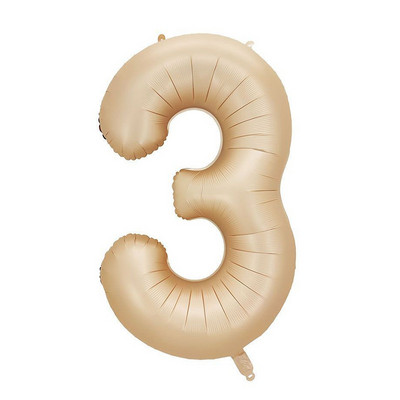 Baloane cu numere crem de 32/40 inch 1-9 Balon din folie digitală pentru prima fată Copii Adulti 18 30 Decor pentru petrecerea de aniversare Bilă cu aer cu heliu