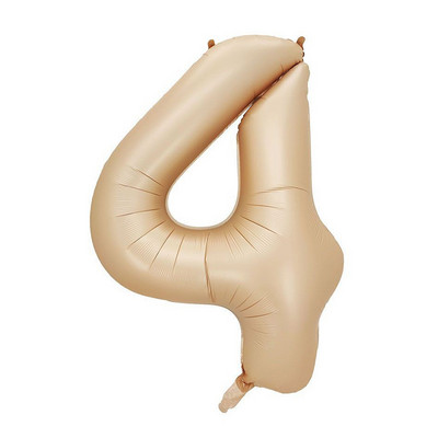 Baloane cu numere crem de 32/40 inch 1-9 Balon din folie digitală pentru prima fată Copii Adulti 18 30 Decor pentru petrecerea de aniversare Bilă cu aer cu heliu
