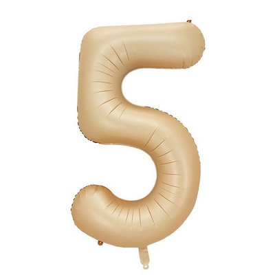 Baloane cu numere crem de 32/40 inch 1-9 Balon din folie digitală pentru prima fată Copii Adulti 18 30 Decor pentru petrecerea de aniversare Bilă cu aer cu heliu