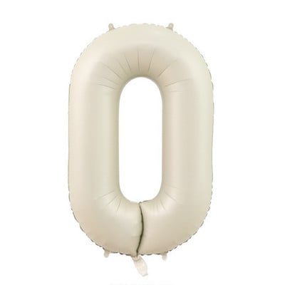 Baloane cu numere crem de 32/40 inch 1-9 Balon din folie digitală pentru prima fată Copii Adulti 18 30 Decor pentru petrecerea de aniversare Bilă cu aer cu heliu