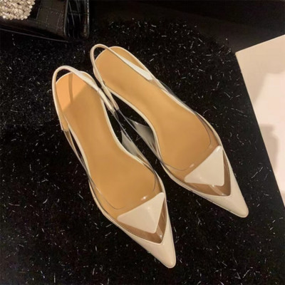 Primăvara 2023, papuci noi de damă, la modă, cu nituri mari, sandale elegante de damă, subțiri, cu toc înalt, pantofi cu mule ascuțite