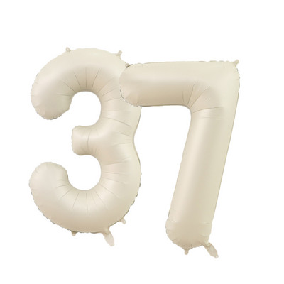 1/2 komada 32/40 inča krem balon s brojevima 1-9 za odrasle 30 40 50 60 Dekoracija za rođendansku zabavu za djecu DIY oprema za rođendansku zabavu
