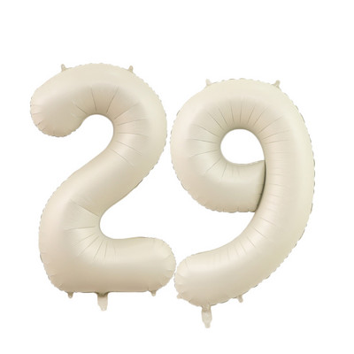 1/2 komada 32/40 inča krem balon s brojevima 1-9 za odrasle 30 40 50 60 Dekoracija za rođendansku zabavu za djecu DIY oprema za rođendansku zabavu