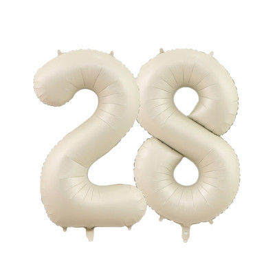 1/2 komada 32/40 inča krem balon s brojevima 1-9 za odrasle 30 40 50 60 Dekoracija za rođendansku zabavu za djecu DIY oprema za rođendansku zabavu