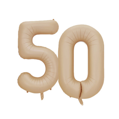 1/2 komada 32/40 inča krem balon s brojevima 1-9 za odrasle 30 40 50 60 Dekoracija za rođendansku zabavu za djecu DIY oprema za rođendansku zabavu