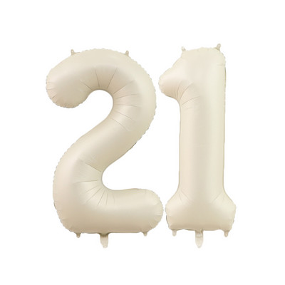 1/2 komada 32/40 inča krem balon s brojevima 1-9 za odrasle 30 40 50 60 Dekoracija za rođendansku zabavu za djecu DIY oprema za rođendansku zabavu