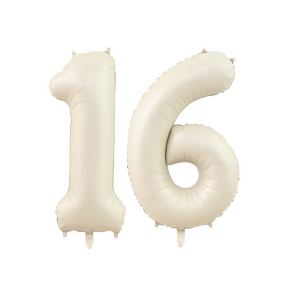 1/2 komada 32/40 inča krem balon s brojevima 1-9 za odrasle 30 40 50 60 Dekoracija za rođendansku zabavu za djecu DIY oprema za rođendansku zabavu