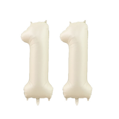 1/2 komada 32/40 inča krem balon s brojevima 1-9 za odrasle 30 40 50 60 Dekoracija za rođendansku zabavu za djecu DIY oprema za rođendansku zabavu