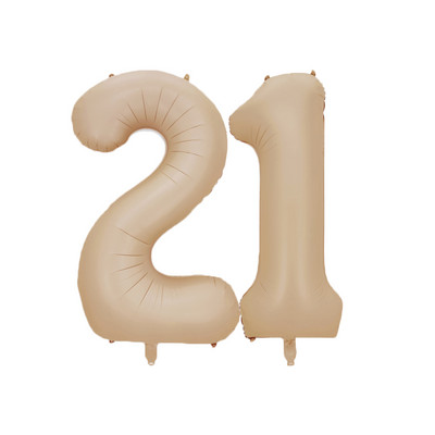 1/2 komada 32/40 inča krem balon s brojevima 1-9 za odrasle 30 40 50 60 Dekoracija za rođendansku zabavu za djecu DIY oprema za rođendansku zabavu