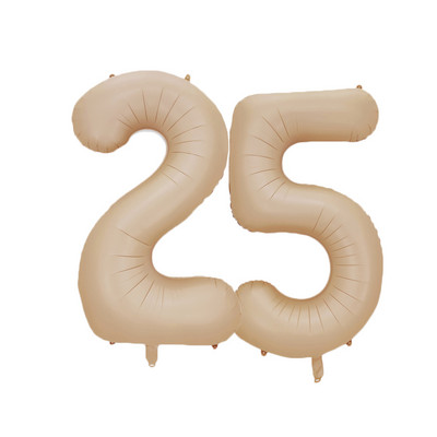 1/2 komada 32/40 inča krem balon s brojevima 1-9 za odrasle 30 40 50 60 Dekoracija za rođendansku zabavu za djecu DIY oprema za rođendansku zabavu