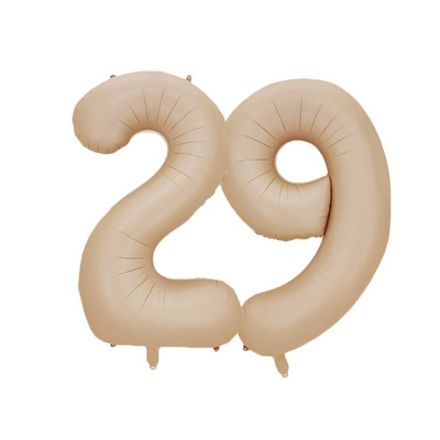 1/2 komada 32/40 inča krem balon s brojevima 1-9 za odrasle 30 40 50 60 Dekoracija za rođendansku zabavu za djecu DIY oprema za rođendansku zabavu