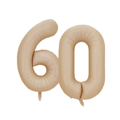 1/2 komada 32/40 inča krem balon s brojevima 1-9 za odrasle 30 40 50 60 Dekoracija za rođendansku zabavu za djecu DIY oprema za rođendansku zabavu