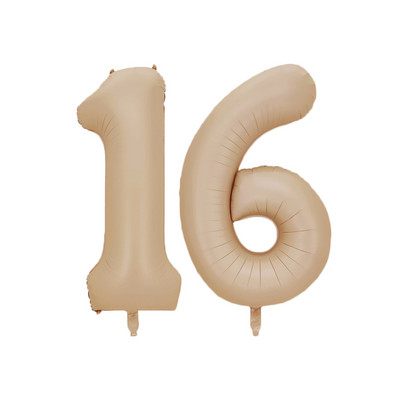 1/2 komada 32/40 inča krem balon s brojevima 1-9 za odrasle 30 40 50 60 Dekoracija za rođendansku zabavu za djecu DIY oprema za rođendansku zabavu