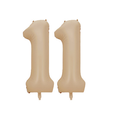 1/2 komada 32/40 inča krem balon s brojevima 1-9 za odrasle 30 40 50 60 Dekoracija za rođendansku zabavu za djecu DIY oprema za rođendansku zabavu